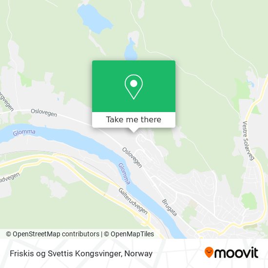 Friskis og Svettis Kongsvinger map