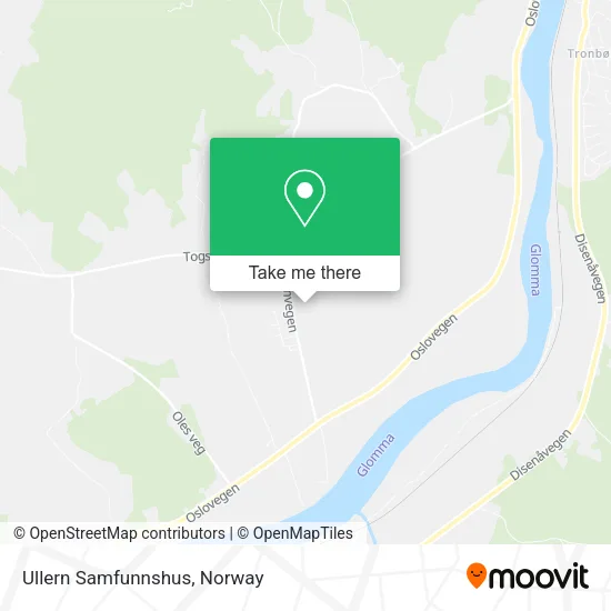 Ullern Samfunnshus map