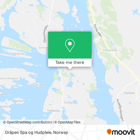 Dråpen Spa og Hudpleie map