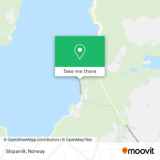 Skiparvik map