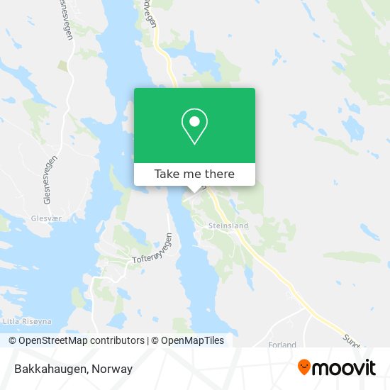 Bakkahaugen map