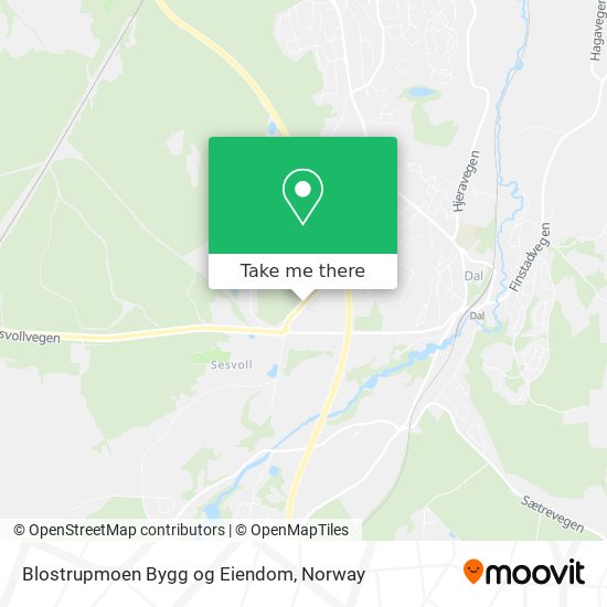 Blostrupmoen Bygg og Eiendom map