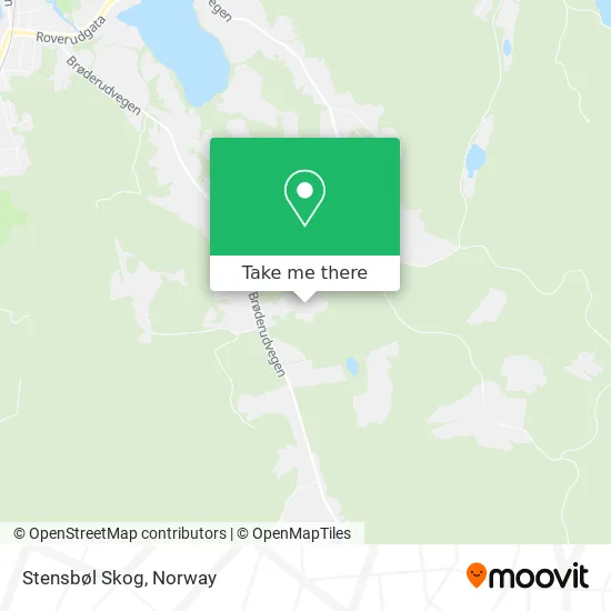 Stensbøl Skog map