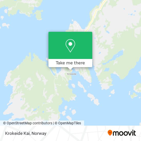 Krokeide Kai map