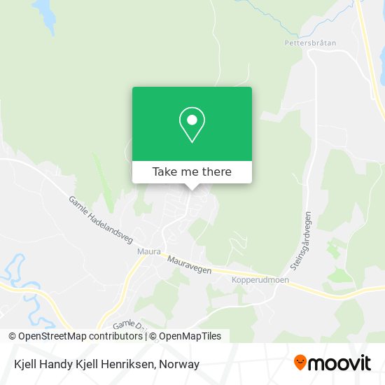 Kjell Handy Kjell Henriksen map