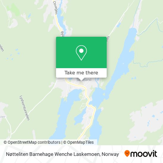 Nøtteliten Barnehage Wenche Laskemoen map