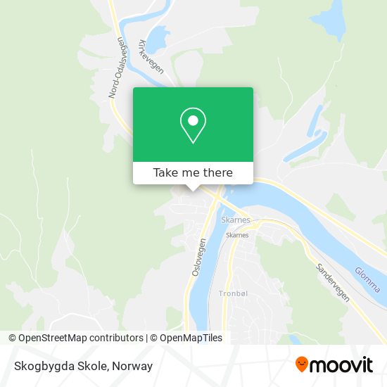 Skogbygda Skole map