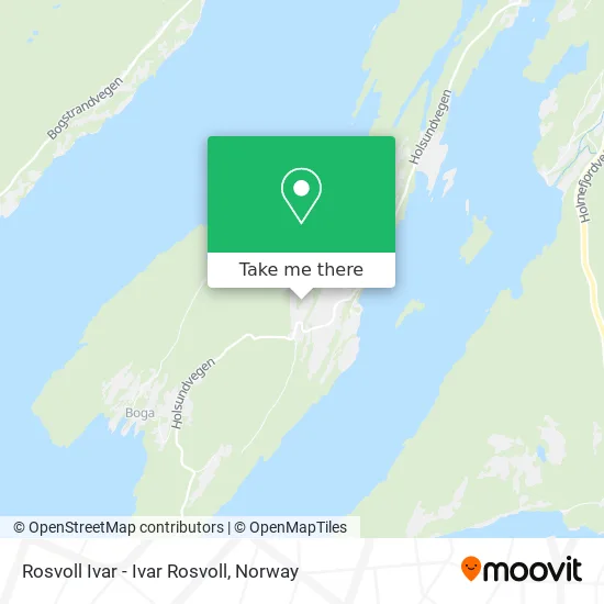 Rosvoll Ivar - Ivar Rosvoll map