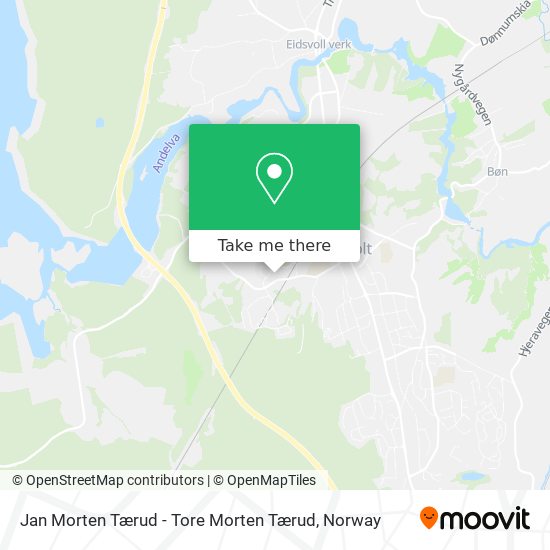 Jan Morten Tærud - Tore Morten Tærud map