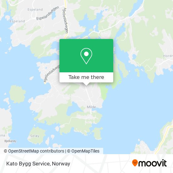 Kato Bygg Service map