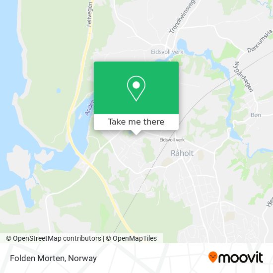 Folden Morten map