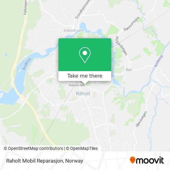 Raholt Mobil Reparasjon map
