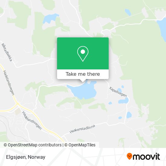 Elgsjøen map