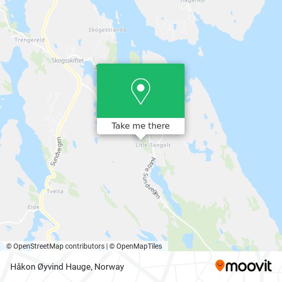 Håkon Øyvind Hauge map