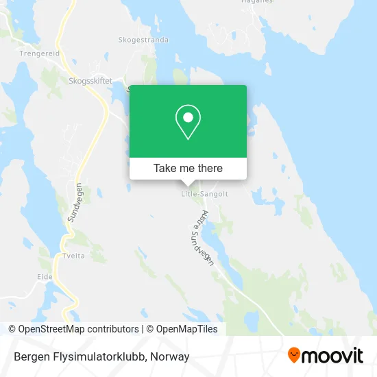 Bergen Flysimulatorklubb map