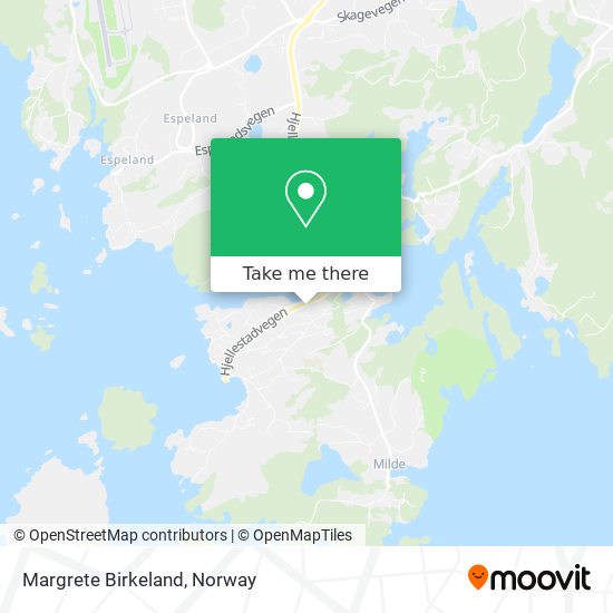 Margrete Birkeland map