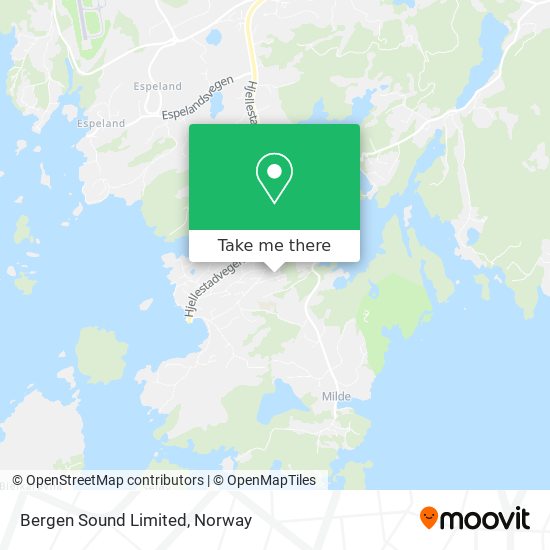 Bergen Sound Limited map