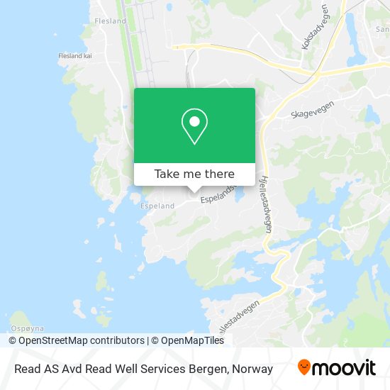 Read AS Avd Read Well Services Bergen map