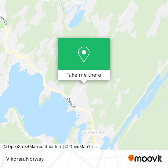 Vikøren map