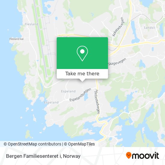 Bergen Familiesenteret i map