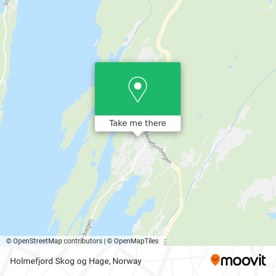 Holmefjord Skog og Hage map