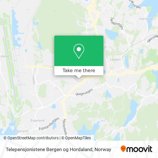 Telepensjonistene Bergen og Hordaland map