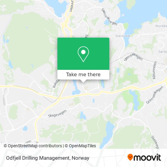 Odfjell Drilling Management map
