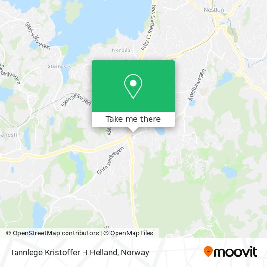 Tannlege Kristoffer H Helland map