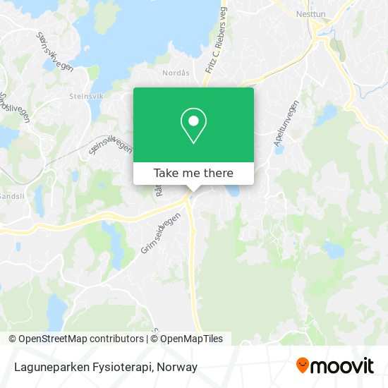 Laguneparken Fysioterapi map