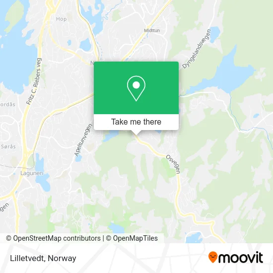 Lilletvedt map