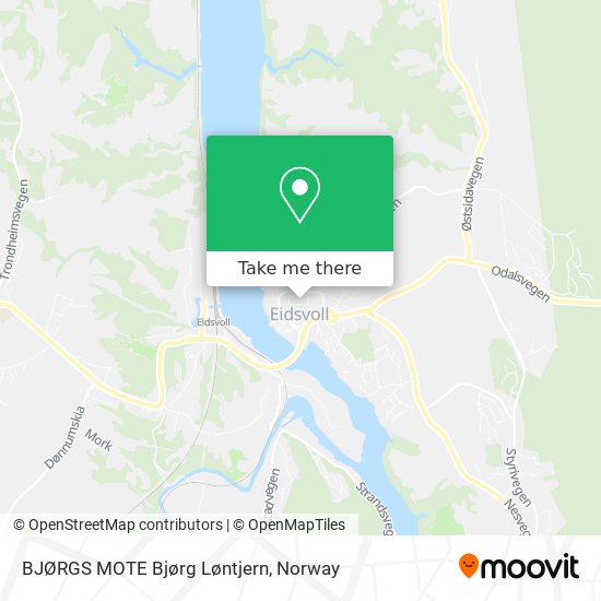 BJØRGS MOTE Bjørg Løntjern map