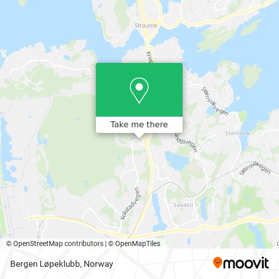 Bergen Løpeklubb map