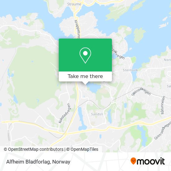 Alfheim Bladforlag map