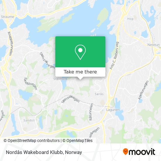 Nordås Wakeboard Klubb map