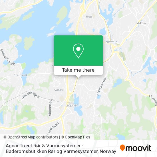 Agnar Træet Rør & Varmesystemer - Baderomsbutikken Rør og Varmesystemer map