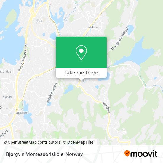 Bjørgvin Montessoriskole map