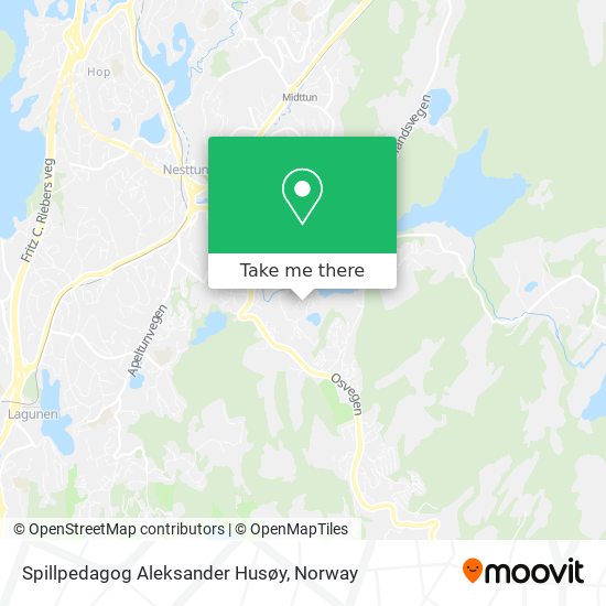 Spillpedagog Aleksander Husøy map