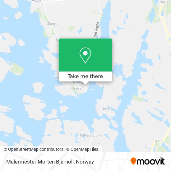Malermester Morten Bjarnoll map