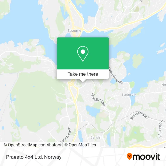 Praesto 4x4 Ltd map