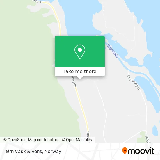 Ørn Vask & Rens map