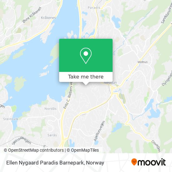 Ellen Nygaard Paradis Barnepark map