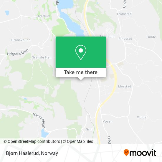 Bjørn Haslerud map