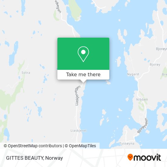 GITTES BEAUTY map