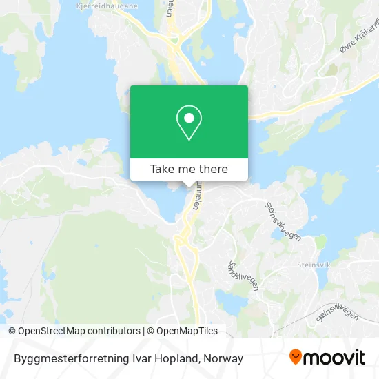 Byggmesterforretning Ivar Hopland map