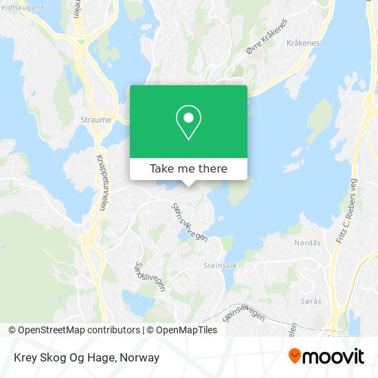 Krey Skog Og Hage map