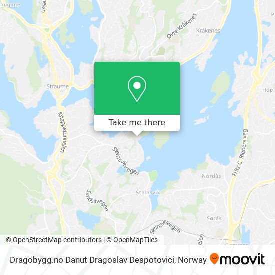 Dragobygg.no Danut Dragoslav Despotovici map