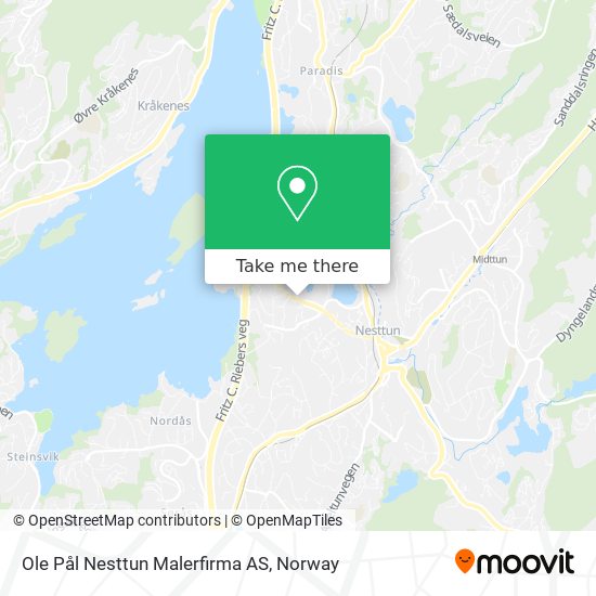 Ole Pål Nesttun Malerfirma AS map