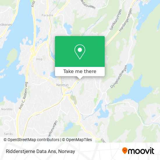 Ridderstjerne Data Ans map