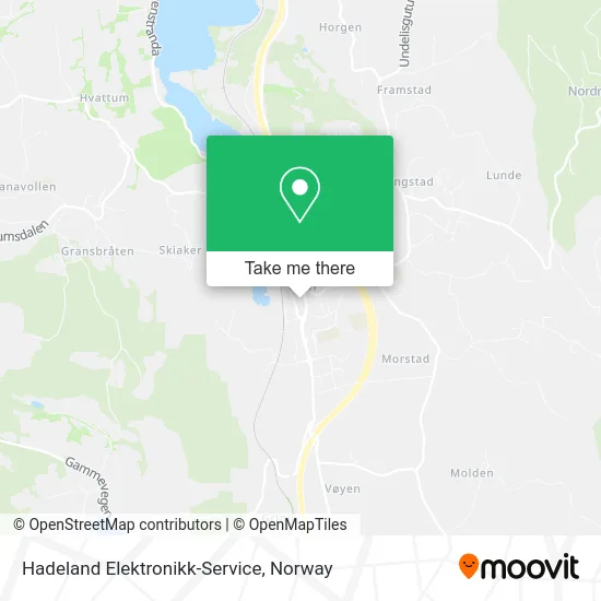 Hadeland Elektronikk-Service map