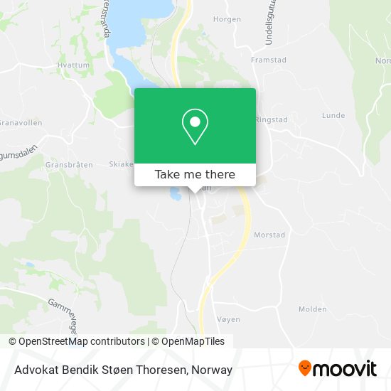 Advokat Bendik Støen Thoresen map
